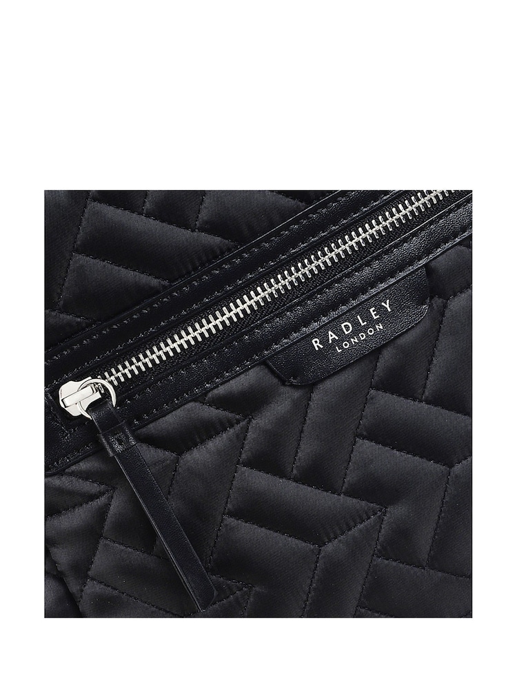 Radley London Black Finsbury Park Quilt Backpack - Image 5 of 5