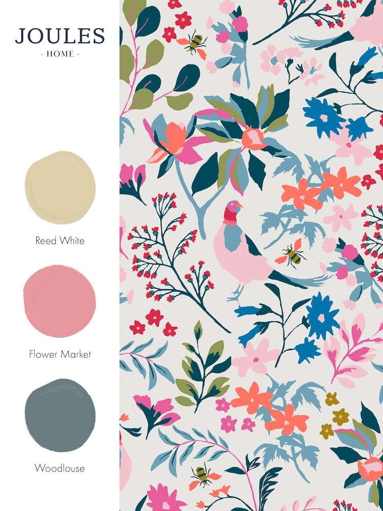 Joules Fields Edge Floral 10M Wallpaper - Imagen 3 de 3