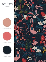 Joules French Navy Fields Edge Floral 10M Wallpaper - Image 3 of 3