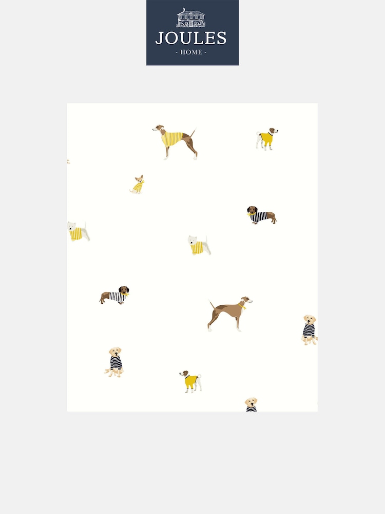 Joules Creme Harbour Dogs 10M Wallpaper - Image 2 of 3