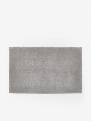 Soft Grey Deep Pile Sparkle Bath Mat - Image 3 of 5