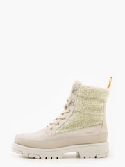 Levi's Cream Quilted Solvi Boots - Image 1 of 5