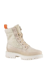Levi's Cream Quilted Solvi Boots - Image 2 of 5