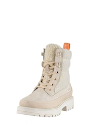 Levi's Cream Quilted Solvi Boots - Image 3 of 5