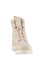 Levi's Cream Quilted Solvi Boots - Image 4 of 5