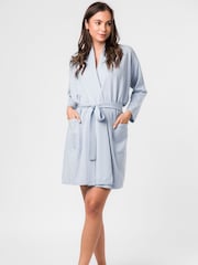 Pure Luxuries London Hallbeck Cashmere & Merino Wool Dressing Gown - Image 1 of 4