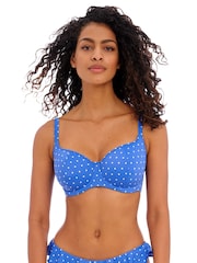 Freya Blue Azure Jewel Cover Underwire Sweetheart Bikini Top - Image 1 of 4