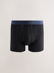 Black Blue/Grey Waistband Signature Trunk Boxers - Image 2 of 8