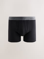 Black Blue/Grey Waistband Signature Trunk Boxers - Image 3 of 8