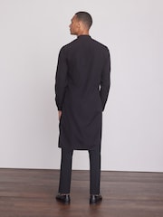 Black Regular Fit 100% Cotton Round Neck Kurta - Image 3 of 9