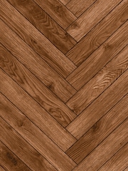 Hoopla Walls Walnut Parquet Wallpaper - Image 2 of 2