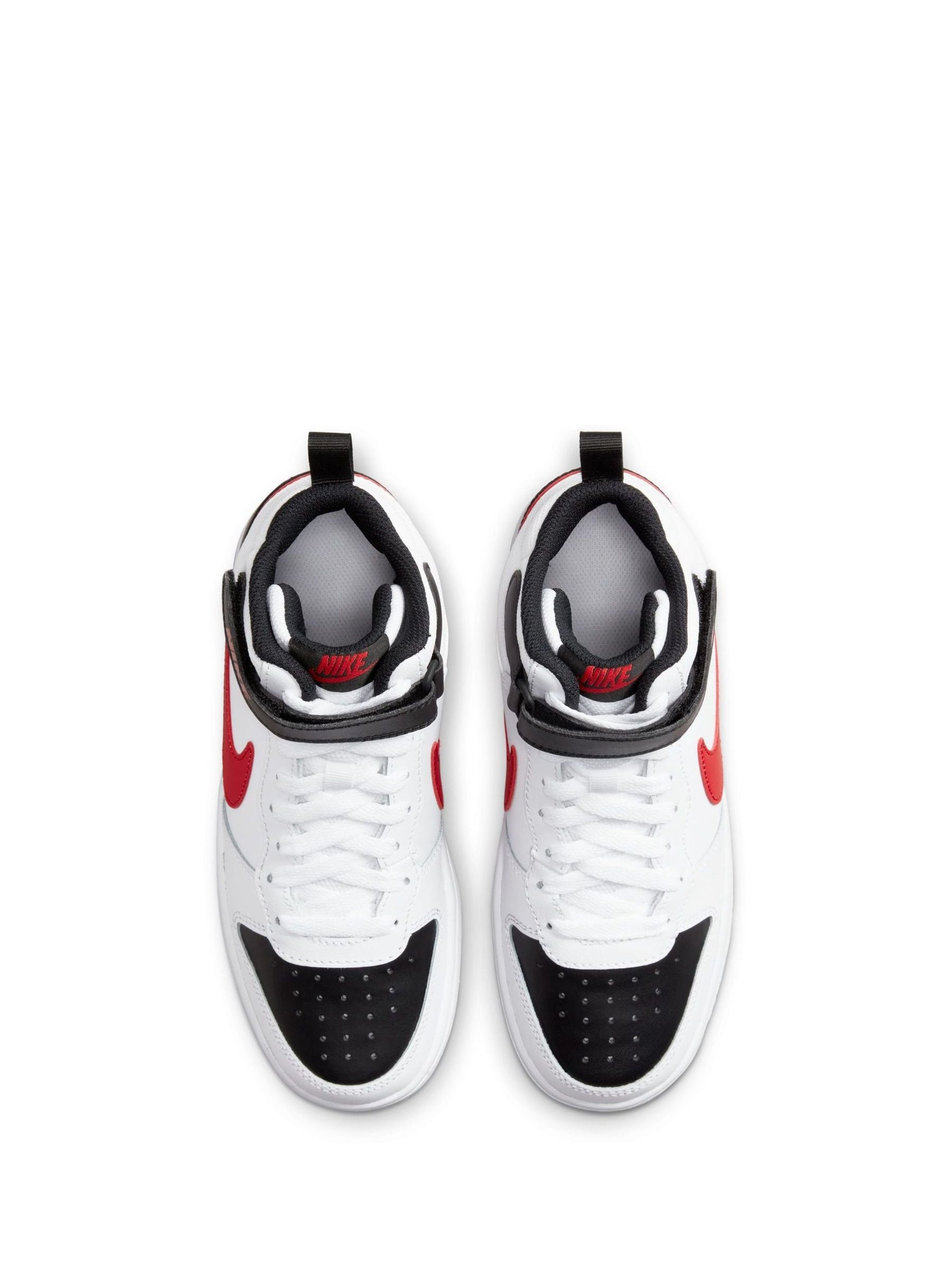 nike red white high tops