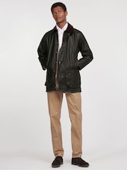 Zielony - Barbour® Beaufort Wax Jacket - Image 1 of 9