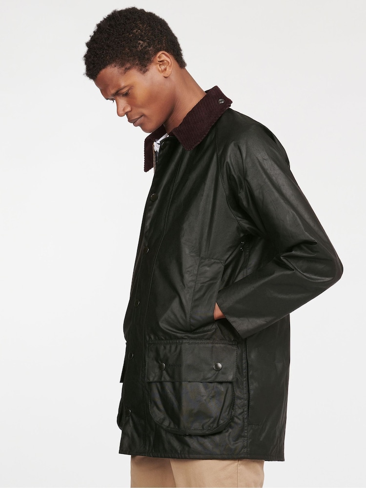Zielony - Barbour® Beaufort Wax Jacket - Image 4 of 9