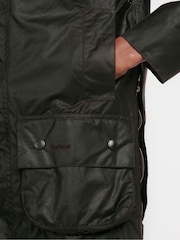 Zielony - Barbour® Beaufort Wax Jacket - Image 6 of 9