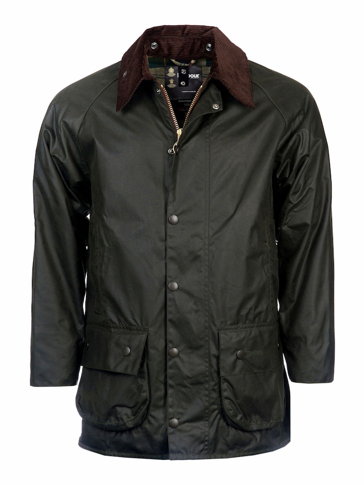 Zielony - Barbour® Beaufort Wax Jacket - Image 9 of 9