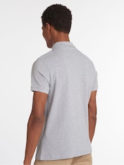 Barbour® Grey 100% Cotton Sports Polo Shirt - Image 2 of 6