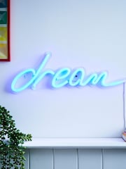 glow Blue Neon Dream Wall Light - Image 1 of 5