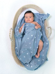 aden + anais™ Blue Moon Comfort Knit™ Large Blanket - Image 1 of 6