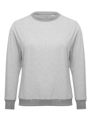 Anya Madsen Grey Stripe Loungewear Top - Image 3 of 3