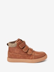Tan Brown Standard Fit (F) Touch Fastening Boots - Image 4 of 7