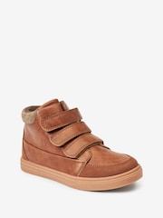 Tan Brown Standard Fit (F) Touch Fastening Boots - Image 5 of 7
