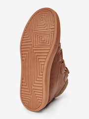 Tan Brown Standard Fit (F) Touch Fastening Boots - Image 7 of 7