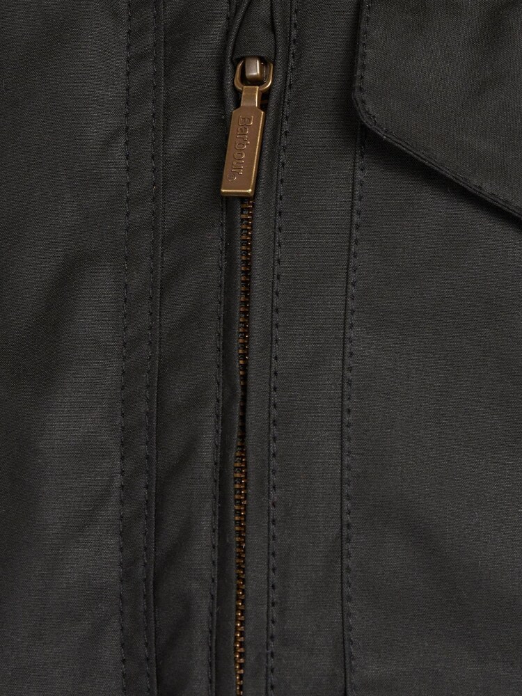 Barbour® Black Sapper Wax Jacket - Image 10 of 11
