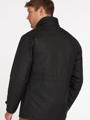 Barbour® Black Sapper Wax Jacket - Image 2 of 11