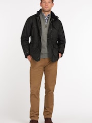 Barbour® Black Sapper Wax Jacket - Image 3 of 11