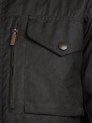 Barbour® Black Sapper Wax Jacket - Image 7 of 11