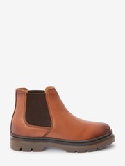 Hellbraun - Lederstiefel - Bild 1 von 6