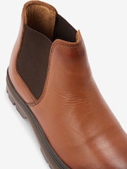 Hellbraun - Lederstiefel - Bild 3 von 6