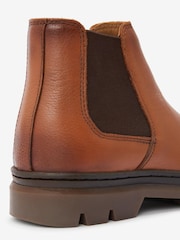 Hellbraun - Lederstiefel - Bild 4 von 6