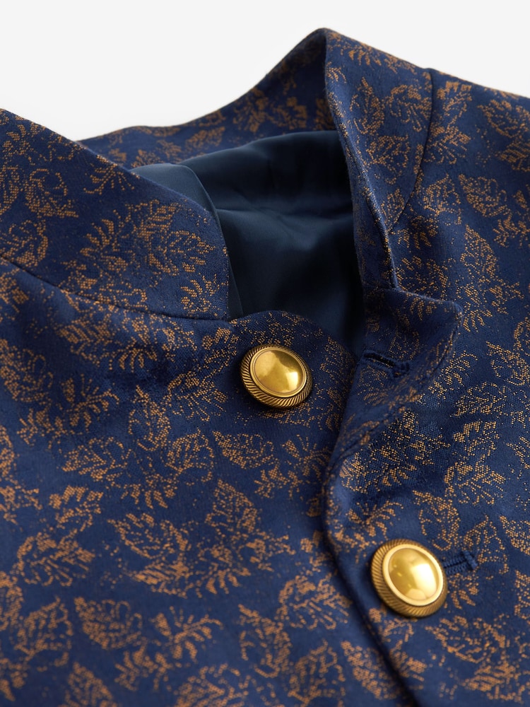 Blue Sherwani Jacket - Image 2 of 6