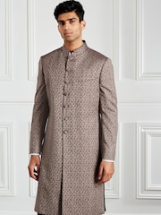 Gold Sherwani Jacket - Image 1 of 12