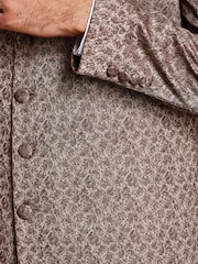 Gold Sherwani Jacket - Image 6 of 12
