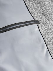 Silver Slim Nehru Collar Suit Jacket - Image 5 of 5