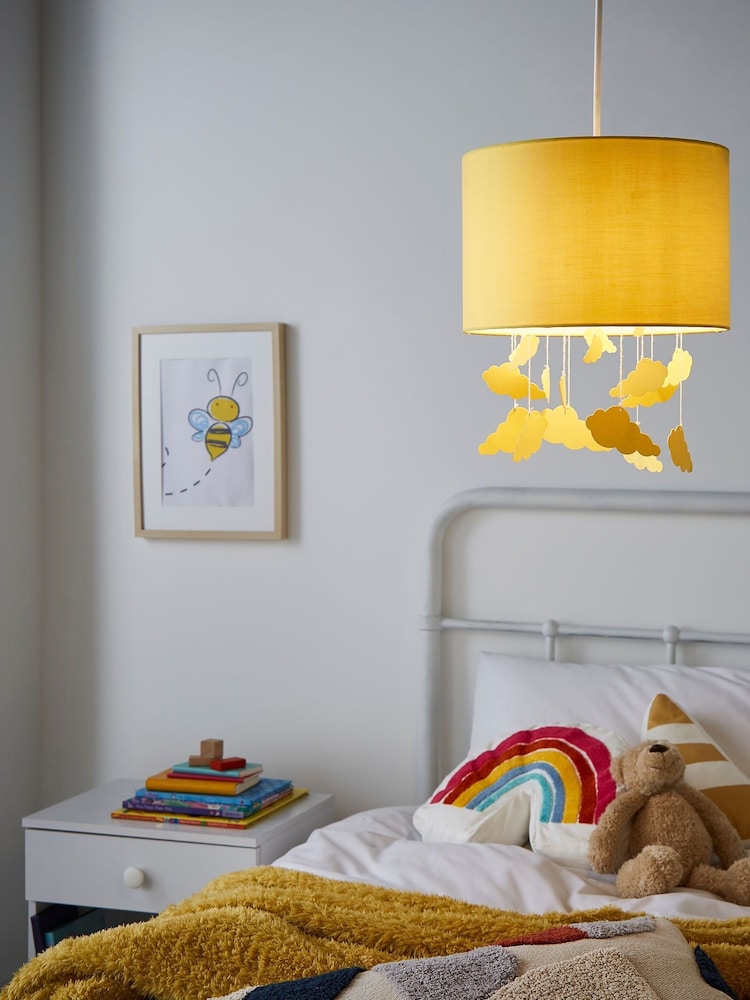 glow Yellow Clouds Mobile Shade - Image 1 of 5