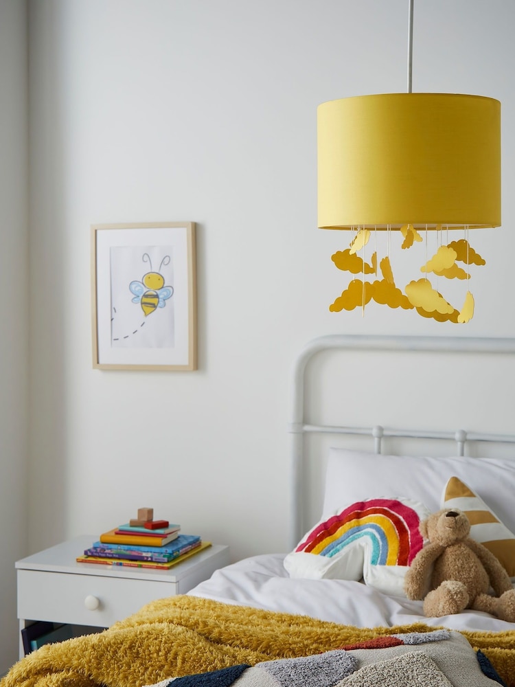 glow Yellow Clouds Mobile Shade - Image 2 of 5