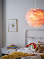 glow Pink Feather 40cm Shade - Image 1 of 6