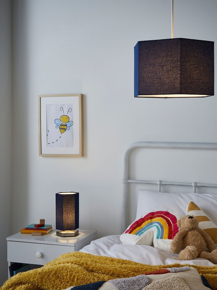 glow Blue Hexagon Easy Fit Shade - Image 1 of 5