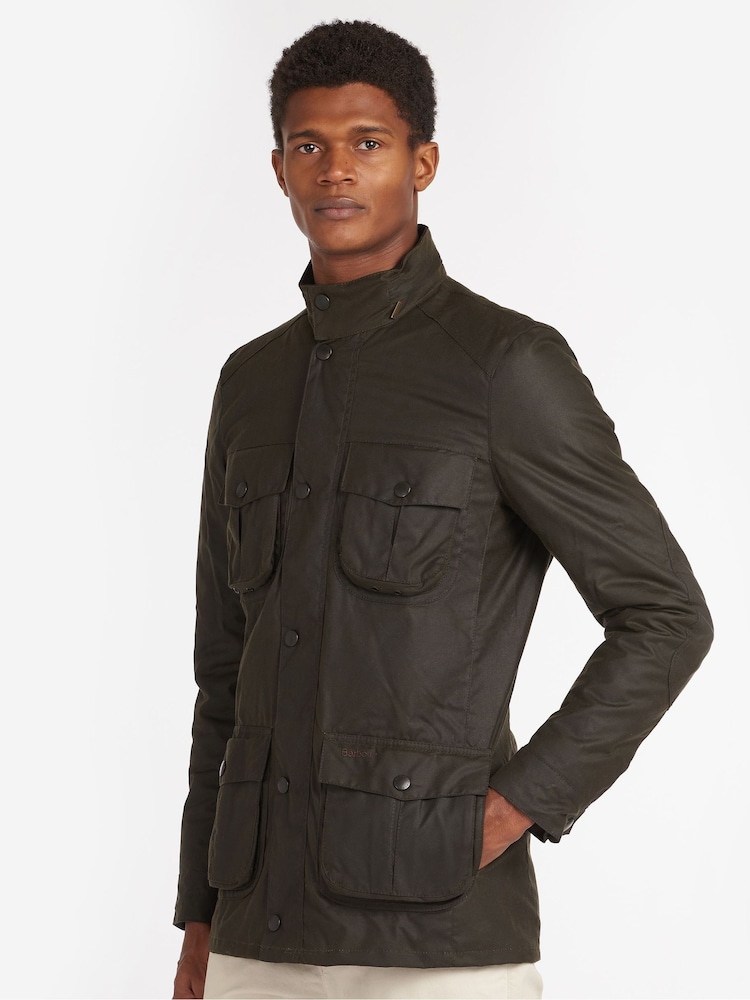 Zielony - Barbour® Wax Jacket - Image 4 of 10