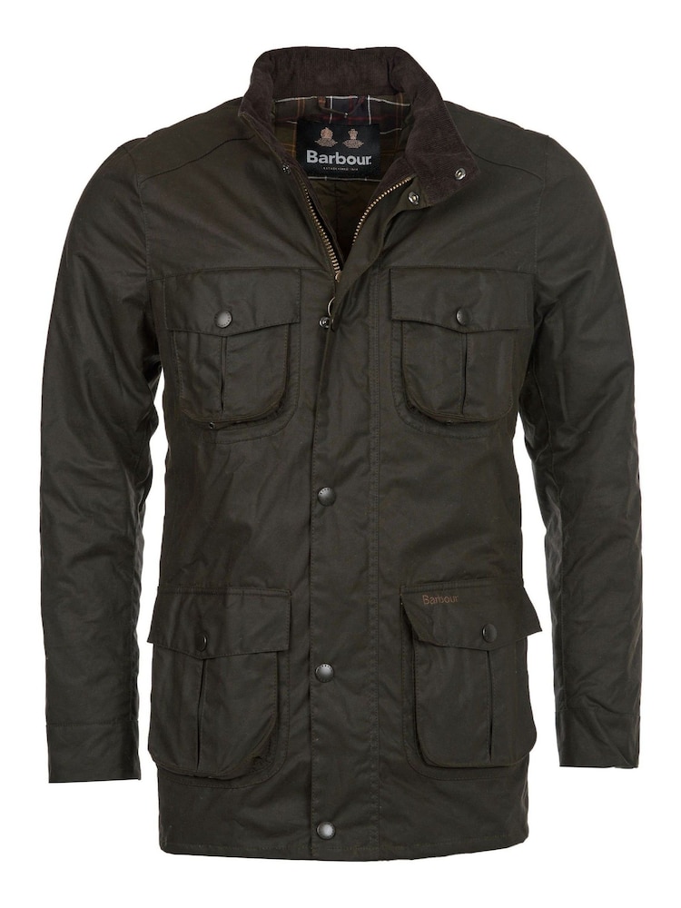 Zielony - Barbour® Wax Jacket - Image 6 of 10