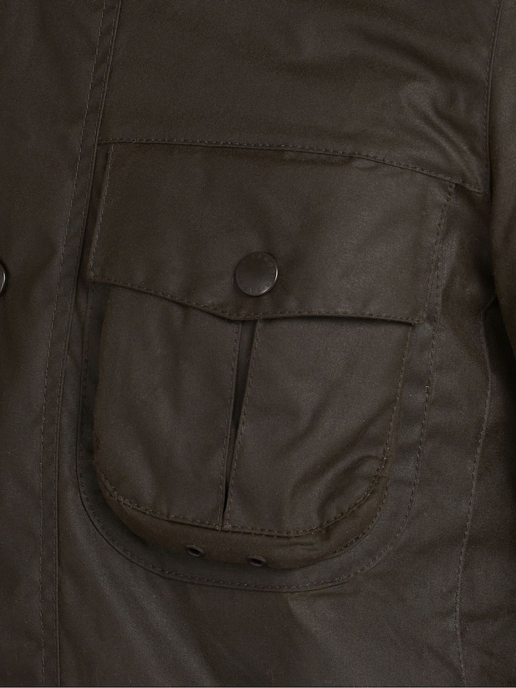 Zielony - Barbour® Wax Jacket - Image 7 of 10