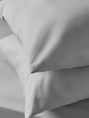 Silentnight Set of 2 Grey Supersoft Pillowcases - Image 3 of 4
