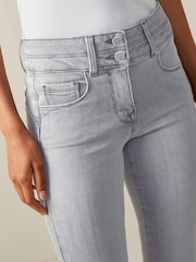 Grijs - Figuurvormende slim jeans - Image 4 of 5