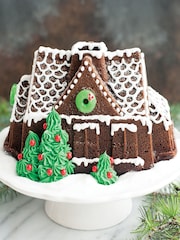 NORDICWARE Silver Gingerbread House Bundt Pan - Image 1 of 5