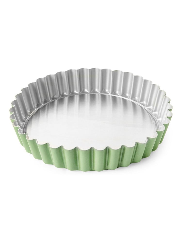 NORDICWARE Aurora Green Northern Lights Quiche & Tart Pan - Image 1 of 4