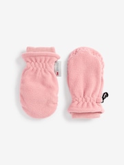 Pink/Grey Thermal Fleece Mitts 2 Pack (3mths-6yrs) - Image 2 of 3
